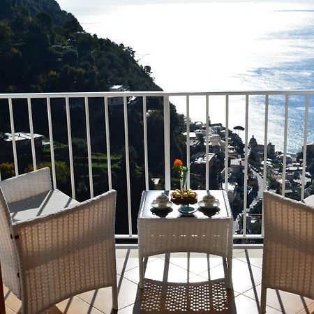 Casa Rossia Breathtaking Sea View Apartment In Positano Eksteriør billede
