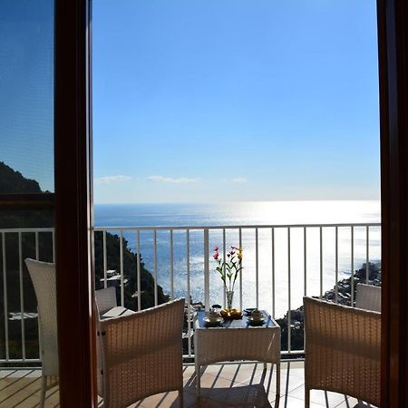 Casa Rossia Breathtaking Sea View Apartment In Positano Eksteriør billede